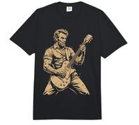 Abraham Abe Lincoln Tocando la Guitarra Comfort Colors Adult Heavyweight T-Shirt
