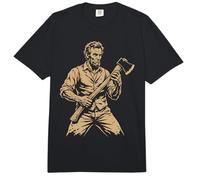 Abraham Abe Lincoln Tocando la Guitarra Comfort Colors Adult Heavyweight T-Shirt