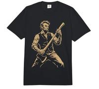 Abraham Abe Lincoln Tocando la Guitarra Comfort Colors Adult Heavyweight T-Shirt