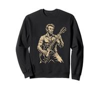 Abraham Abe Lincoln Tocando la Guitarra Sudadera