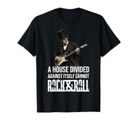 Abraham Lincoln A House Divided Abe Retro Vintage Divertido Camiseta