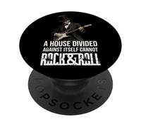 Abraham Lincoln A House Divided Abe Retro Vintage Divertido PopSockets PopGrip Adhesivo