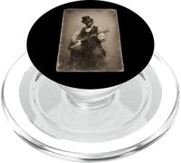 Abraham Lincoln Abe Amante Retro Vintage Divertido Música Eléctrica PopSockets PopGrip para MagSafe