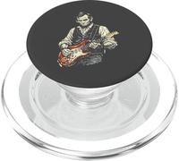 Abraham Lincoln Abe Guitarra Retro Vintage Print PopSockets PopGrip para MagSafe