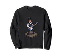 Abraham Lincoln Abe Lincoln Tocando la Guitarra Sudadera