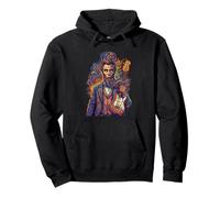 Abraham Lincoln Abe Lincoln Tocando la Guitarra Sudadera con Capucha