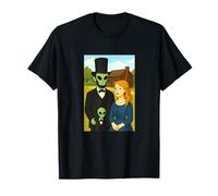Abraham Lincoln Aliens en Springfield, Illinois Parodia Camiseta