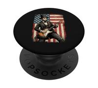 Abraham Lincoln American Flag - Balancín para Guitarra eléctrica PopSockets PopGrip Adhesivo