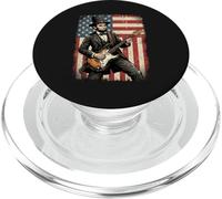 Abraham Lincoln American Flag - Balancín para Guitarra eléctrica PopSockets PopGrip para MagSafe