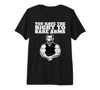 Abraham Lincoln Bare Arms Tienes Derecho a Las Armas Desnudas Camiseta Premium