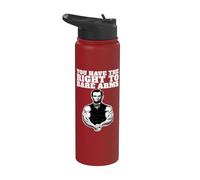 Abraham Lincoln Bare Arms Tienes derecho a las armas desnudas Stainless Steel Insulated Water Bottle