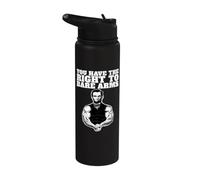 Abraham Lincoln Bare Arms Tienes derecho a las armas desnudas Stainless Steel Insulated Water Bottle