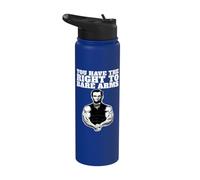 Abraham Lincoln Bare Arms Tienes derecho a las armas desnudas Stainless Steel Insulated Water Bottle
