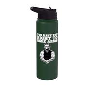 Abraham Lincoln Bare Arms Tienes derecho a las armas desnudas Stainless Steel Insulated Water Bottle