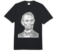 Abraham Lincoln Cara Bosquejo Comfort Colors Adult Heavyweight T-Shirt