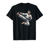Abraham Lincoln entregando un Roundhouse Kick Funny Camiseta