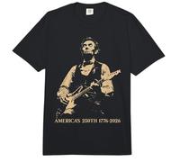Abraham Lincoln Guitar 250 Aniversario de EE. UU Comfort Colors Adult Heavyweight T-Shirt