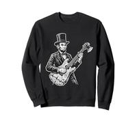 Abraham Lincoln Guitarra Camiseta Abe Lincoln Toca La Sudadera