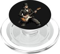 Abraham Lincoln Guitarra Eléctrica Rock Funny Abe Lincoln PopSockets PopGrip para MagSafe
