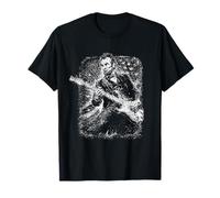 Abraham Lincoln - Guitarra eléctrica Rock Star - Historia Estadounidense Vintage Camiseta