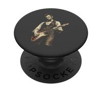 Abraham Lincoln Guitarra Retro Vintage Historia de la música PopSockets PopGrip Adhesivo