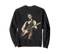 Abraham Lincoln Guitarra Retro Vintage Historia de la música Sudadera