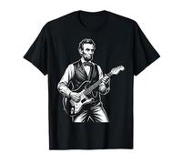 Abraham Lincoln Guitarrista de Rock and Roll Camiseta