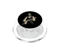 Abraham Lincoln Hombre Lobo Tocando la Guitarra Alt Goth Music Band PopSockets PopGrip para MagSafe