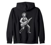 Abraham Lincoln Jugando Keytar Funny History Meme Sudadera con Capucha
