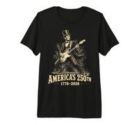 Abraham Lincoln Música Rock para el 250 Aniversario Camiseta Premium