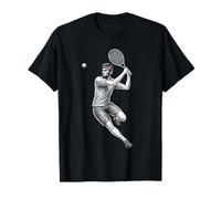 Abraham Lincoln Presidente Jugando Tenis Retro Vintage Camiseta