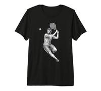 Abraham Lincoln Presidente Jugando Tenis Retro Vintage Camiseta Premium