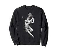 Abraham Lincoln Presidente Jugando Tenis Retro Vintage Sudadera