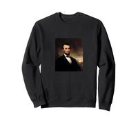 Abraham Lincoln Retrato Presidencial Vintage Abe Demócrata Sudadera
