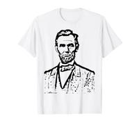 Abraham Lincoln Retrato Presidencial Vintage Abe Lincoln Camiseta gráfica económica