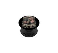Abraham Lincoln Rock Guitarra Americana Bandera Emancipador PopSockets PopGrip Adhesivo