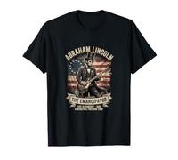 Abraham Lincoln Rock Guitarrista 1865 Concierto Camiseta