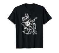 Abraham Lincoln Sentado en una Mecedora Tocando el Banjo Camiseta