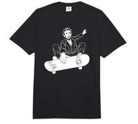 Abraham Lincoln Skateboarding Indy Grab Blanco Impresión Comfort Colors Adult Heavyweight T-Shirt