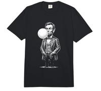 Abraham Lincoln Soplando Jabón Burbuja Historia Divertida Comfort Colors Adult Heavyweight T-Shirt