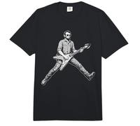 Abraham Lincoln Tocando la Guitarra Divertido Comfort Colors Adult Heavyweight T-Shirt