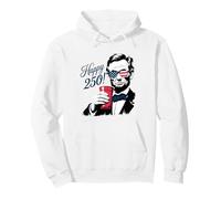 Abraham Lincoln Vintage Patriotic Happy 250! Regalo Divertido Sudadera con Capucha