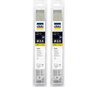 Abratools - Juego electrodo gys diámetro 2,5mm inoxidable 308l blister 10u (Paquete de 2)