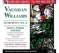 Abravanel Vaughan Williams Symphony No.6 Dona Nobis Pacem (CD) (Importación USA)