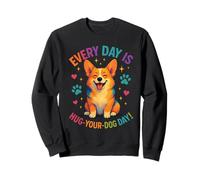 Abraza a tu Perro Corgi Sudadera