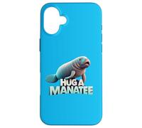 Abraza a un manatí: una oda caprichosa a los Gigantes gentiles Carcasa para iPhone 16 Plus