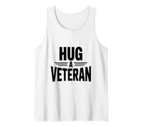 Abraza a un Veterano Muestra tu Apoyo Camiseta sin Mangas