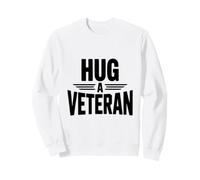 Abraza a un Veterano Muestra tu Apoyo Sudadera