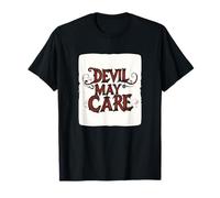 Abraza el borde con este emblema de Devil May Care Camiseta