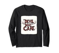Abraza el borde con este emblema de Devil May Care Manga Larga